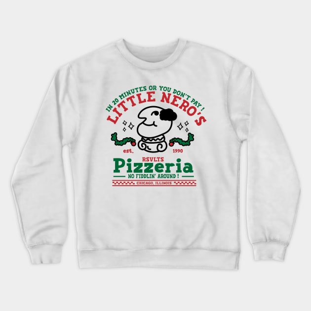 Little Nero's Pizzeria Crewneck Sweatshirt by SuperEdu
